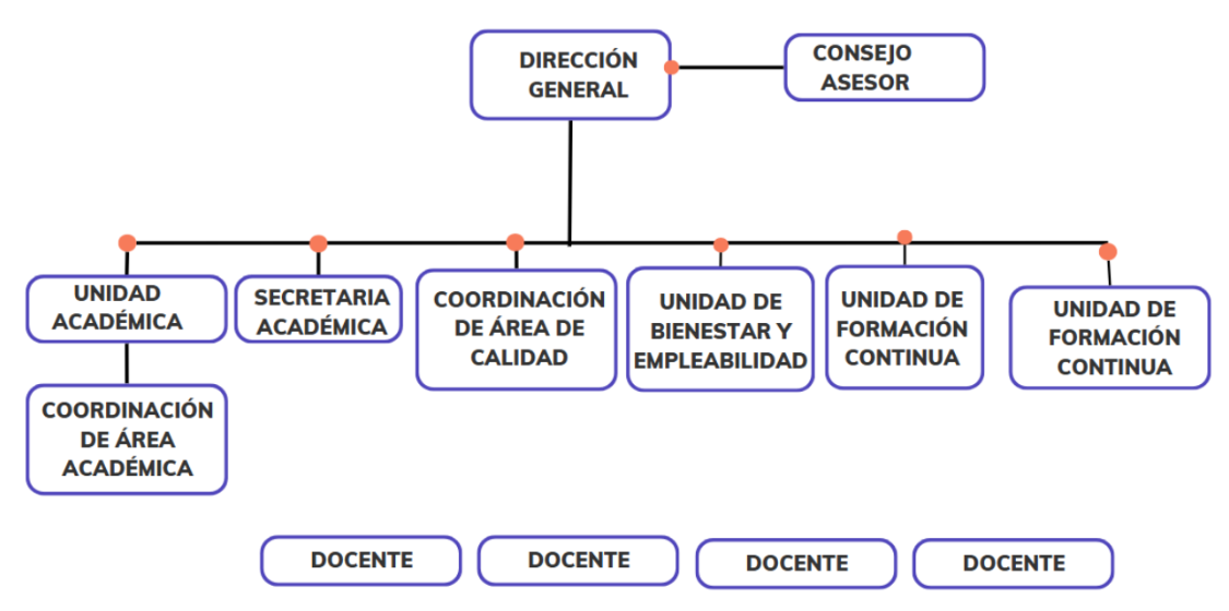 Organización Institucional del I.E.S.T.P SAP LAJAS